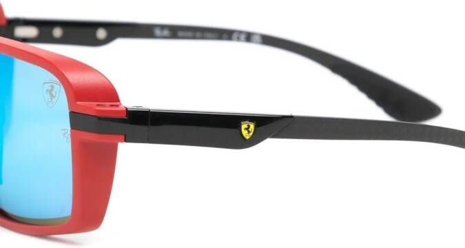 Ray-Ban x Scuderia Ferrari zonnebril met getinte glazen Zwart