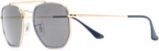 Ray-Ban Zonnebril met aviator montuur Goud