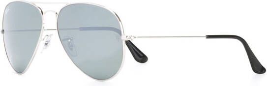 Ray-Ban zonnebril met aviator montuur Metallic