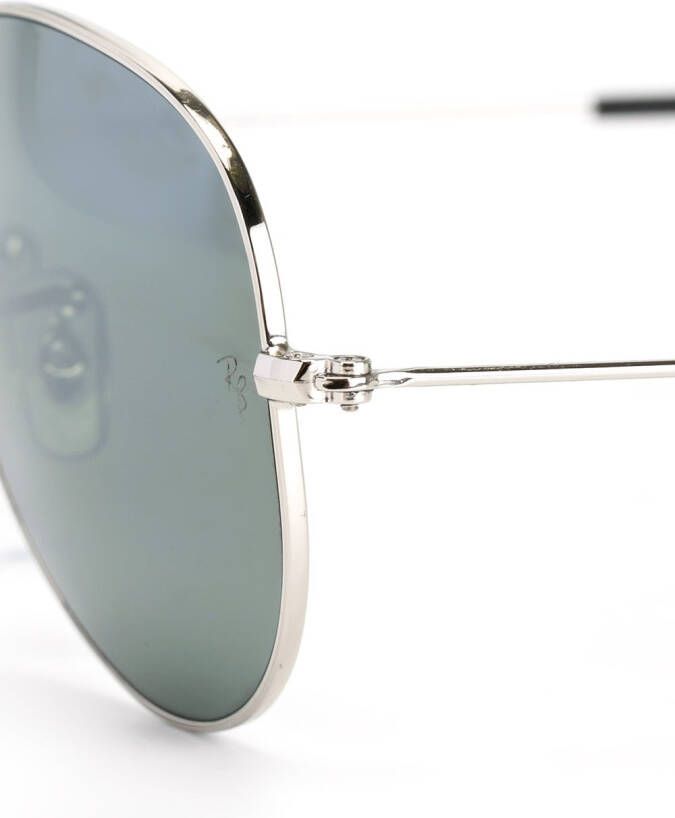 Ray-Ban zonnebril met aviator montuur Metallic