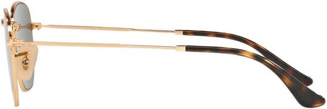 Ray-Ban zonnebril met aviator montuur Metallic