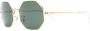 Ray-Ban Zonnebril met geometrisch montuur Goud - Thumbnail 2