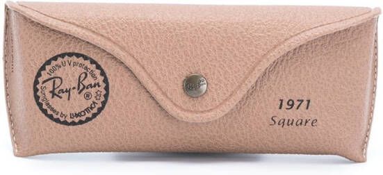 Ray-Ban Zonnebril met geometrisch montuur Goud