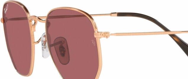Ray-Ban Zonnebril met geometrisch montuur Goud