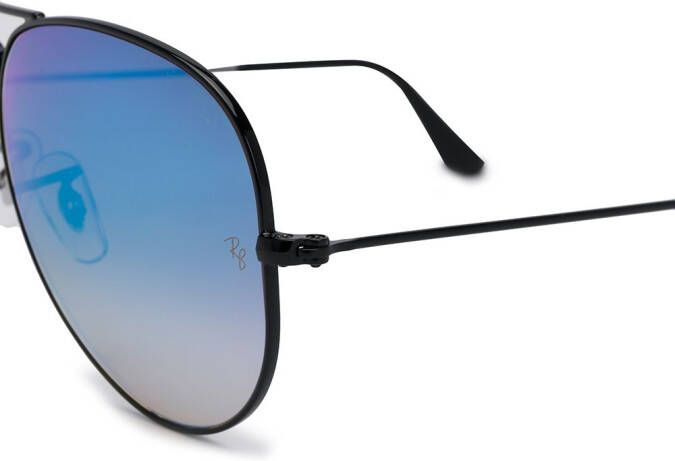 Ray-Ban Zonnebril met kleurverloop Zilver