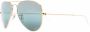 Ray-Ban Zonnebril met piloten montuur Goud - Thumbnail 2