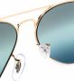 Ray-Ban Zonnebril met piloten montuur Goud - Thumbnail 3