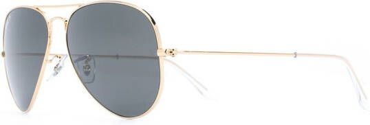 Ray-Ban Zonnebril met piloten montuur Goud