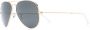 Ray-Ban Zonnebril met piloten montuur Goud - Thumbnail 2