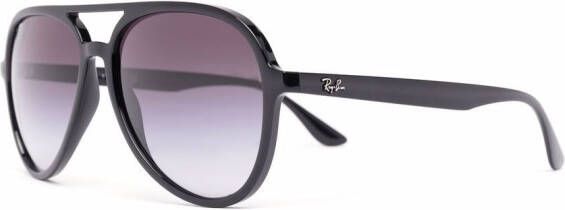 Ray-Ban Zonnebril met piloten montuur Zwart