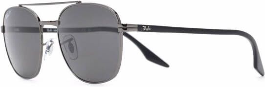 Ray-Ban Zonnebril met piloten montuur Zwart