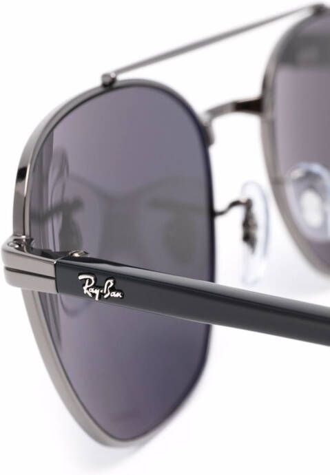 Ray-Ban Zonnebril met piloten montuur Zwart