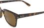 Ray-Ban Zonnebril met rechthoekig montuur Bruin - Thumbnail 3