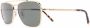 Ray-Ban Zonnebril met rechthoekig montuur Goud - Thumbnail 2