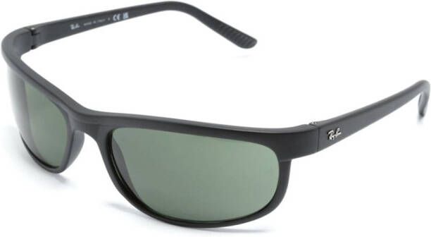 Ray-Ban Zonnebril met rechthoekig montuur Zwart