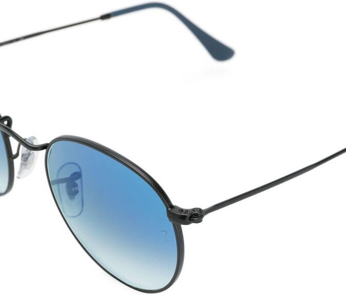 Ray-Ban Zonnebril met rond montuur Blauw
