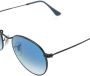 Ray-Ban Zonnebril met rond montuur Blauw - Thumbnail 3