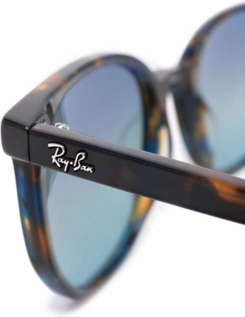 Ray-Ban Zonnebril met rond montuur Blauw