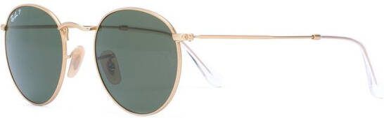 Ray-Ban zonnebril met rond montuur Goud