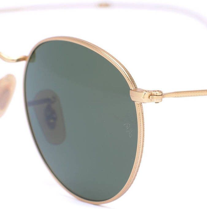 Ray-Ban zonnebril met rond montuur Goud