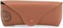 Ray-Ban zonnebril met rond montuur Goud - Thumbnail 4