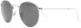 Ray-Ban Zonnebril met rond montuur Zilver - Thumbnail 2