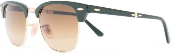Ray-Ban Zonnebril met vierkant montuur Groen