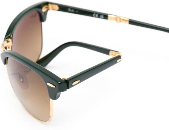 Ray-Ban Zonnebril met vierkant montuur Groen