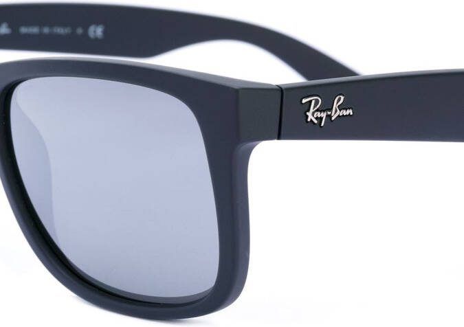 Ray-Ban Zonnebril met vierkant montuur Zwart