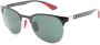 Ray-Ban Zonnebril met wayfarer montuur Zwart - Thumbnail 2
