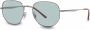 Ray-Ban Zonnebril met zeshoekig montuur Grijs - Thumbnail 2