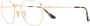 Ray-Ban Zonnebril met zeshoekig montuur Goud - Thumbnail 2