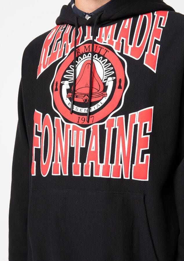 Readymade Hoodie met logoprint Zwart