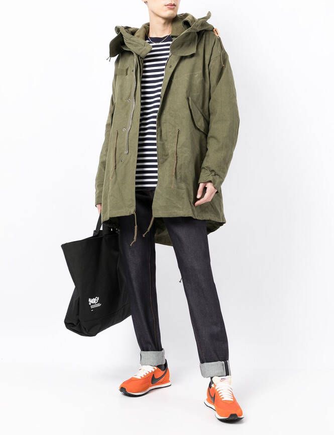 Readymade Parka met capuchon Groen