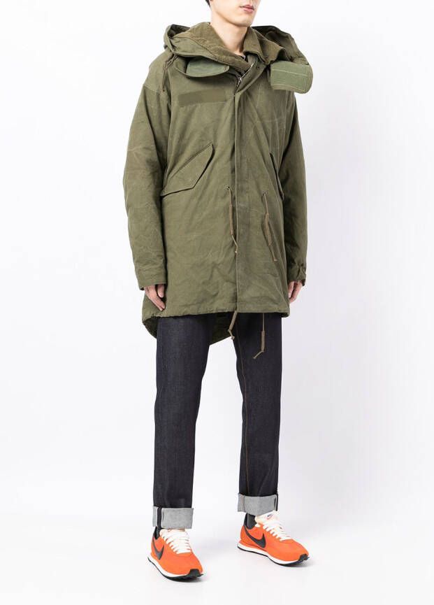 Readymade Parka met capuchon Groen