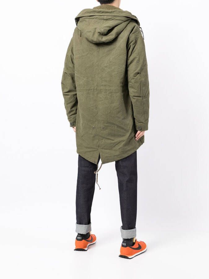 Readymade Parka met capuchon Groen