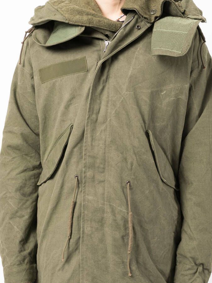 Readymade Parka met capuchon Groen
