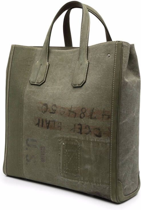 Readymade Shopper met logo Groen