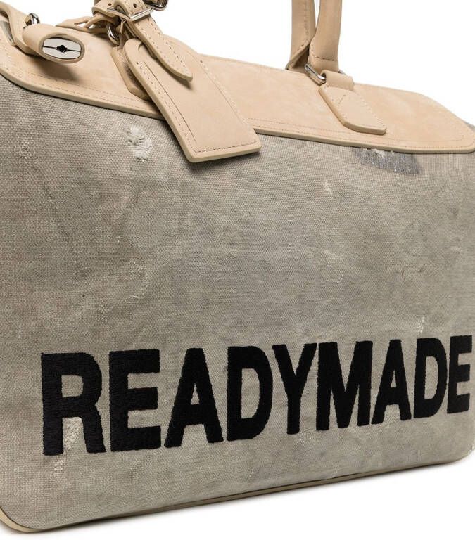 Readymade Shopper met logoprint Grijs