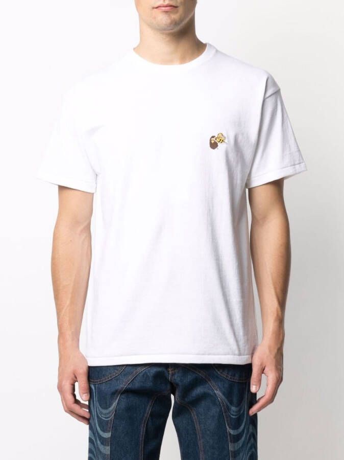 Readymade T-shirt met patch Wit