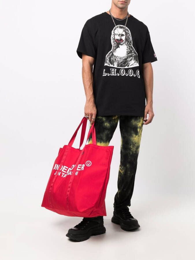 Readymade T-shirt met print Zwart