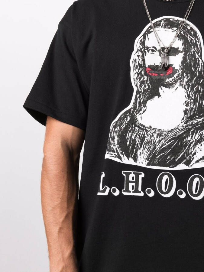 Readymade T-shirt met print Zwart
