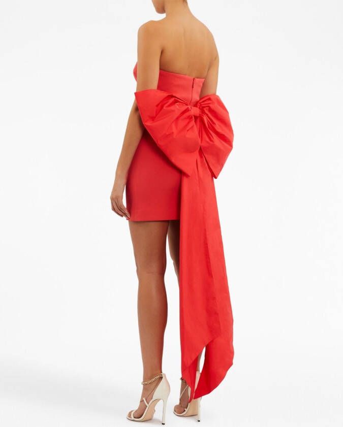 Rebecca Vallance Strapless mini-jurk Roze