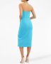 Rebecca Vallance Midi-jurk met strikdetail Blauw - Thumbnail 4