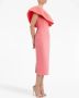 Rebecca Vallance Brittany asymmetrische midi-jurk Roze - Thumbnail 3