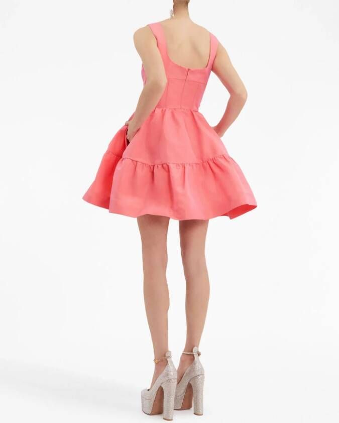 Rebecca Vallance Brydie mini-jurk verfraaid met stras Roze