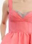 Rebecca Vallance Brydie mini-jurk verfraaid met stras Roze - Thumbnail 5