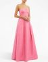 Rebecca Vallance Strapless jurk Roze - Thumbnail 3