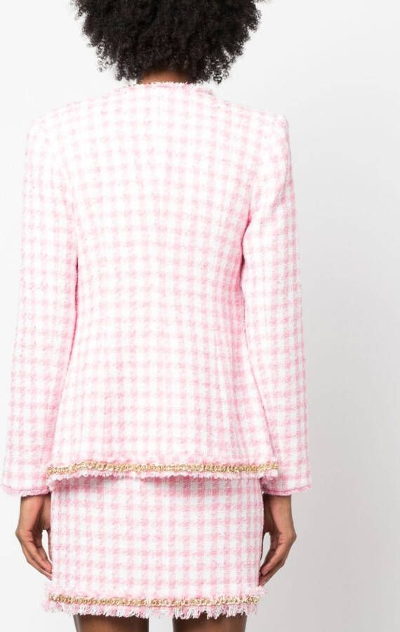 Rebecca Vallance Tweed blazer Roze