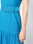 Rebecca Vallance Maxi-jurk met ruches Blauw - Thumbnail 5
